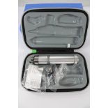 Welch Allyn 25090-BI 3.5V Fibreoptic Otoscope with C-Cell Handle in Hard Case.