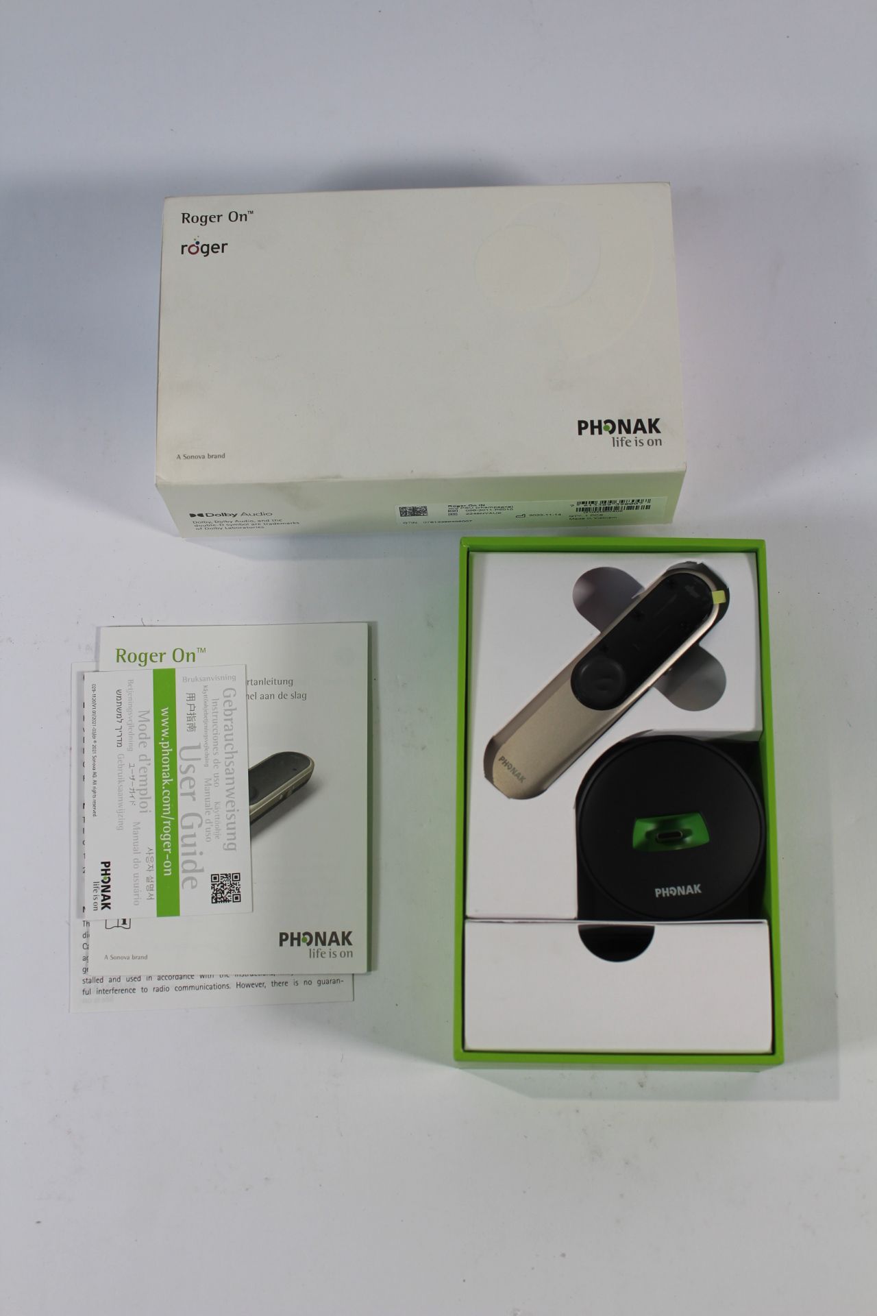 Phonak Roger On iN Microphone Transmitter, w/o PSU (Champagne) (REF: 056-3011-P5010).