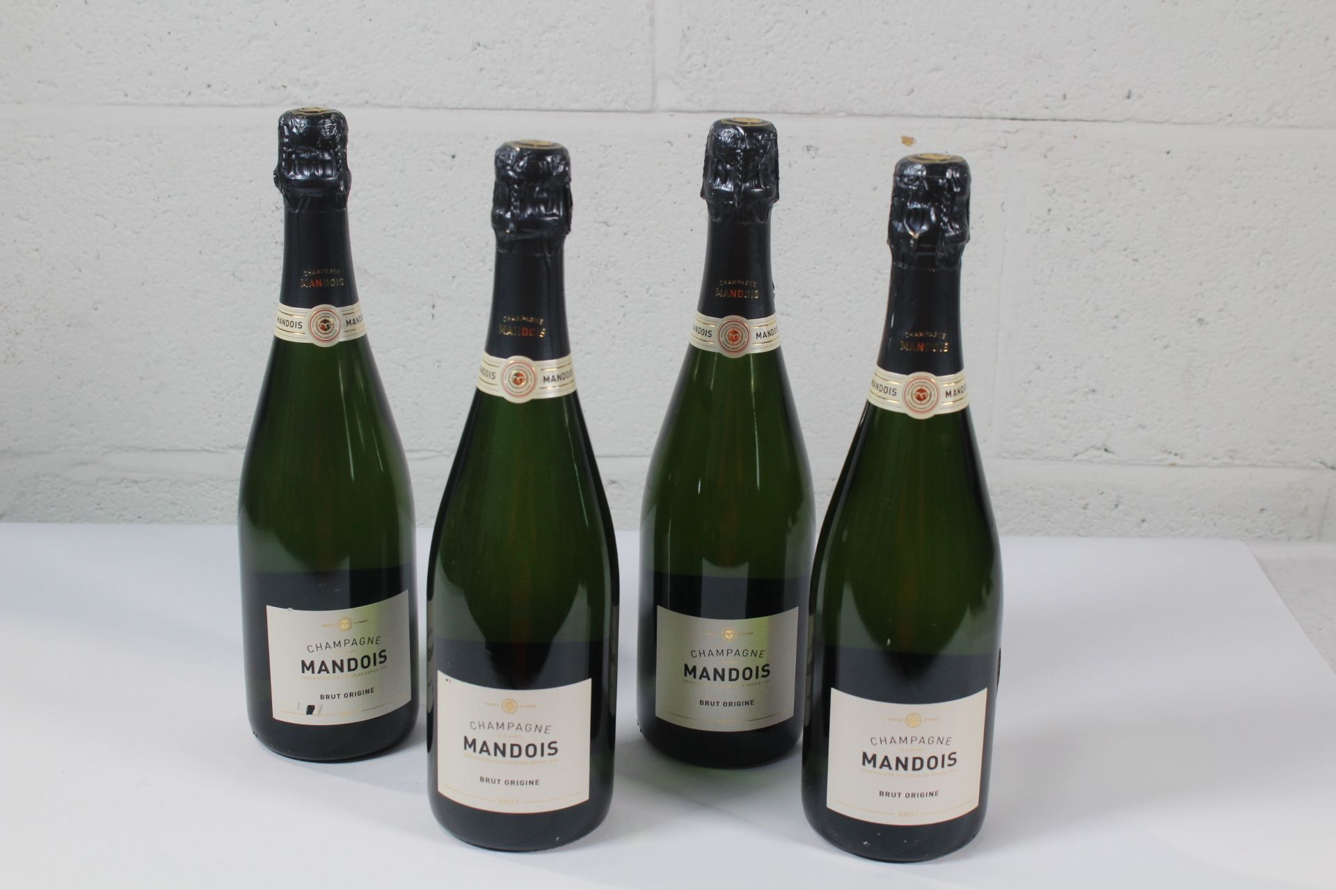 Four Mandois Champagne's Brut Origine 4 x 750ml.