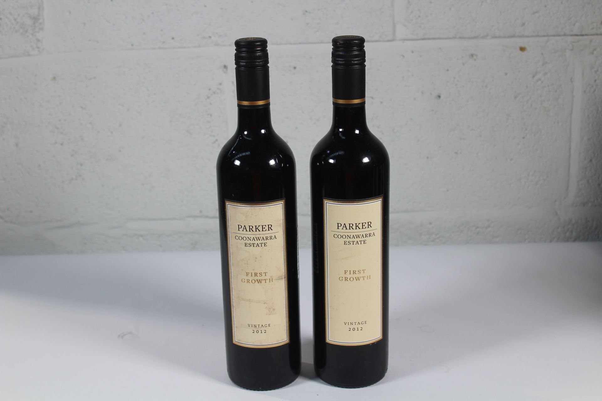 Two Parker Coonawarra Estate First Growth Vintage 2012 Red Wines 2 x 750ml Labels Slightly Distresse