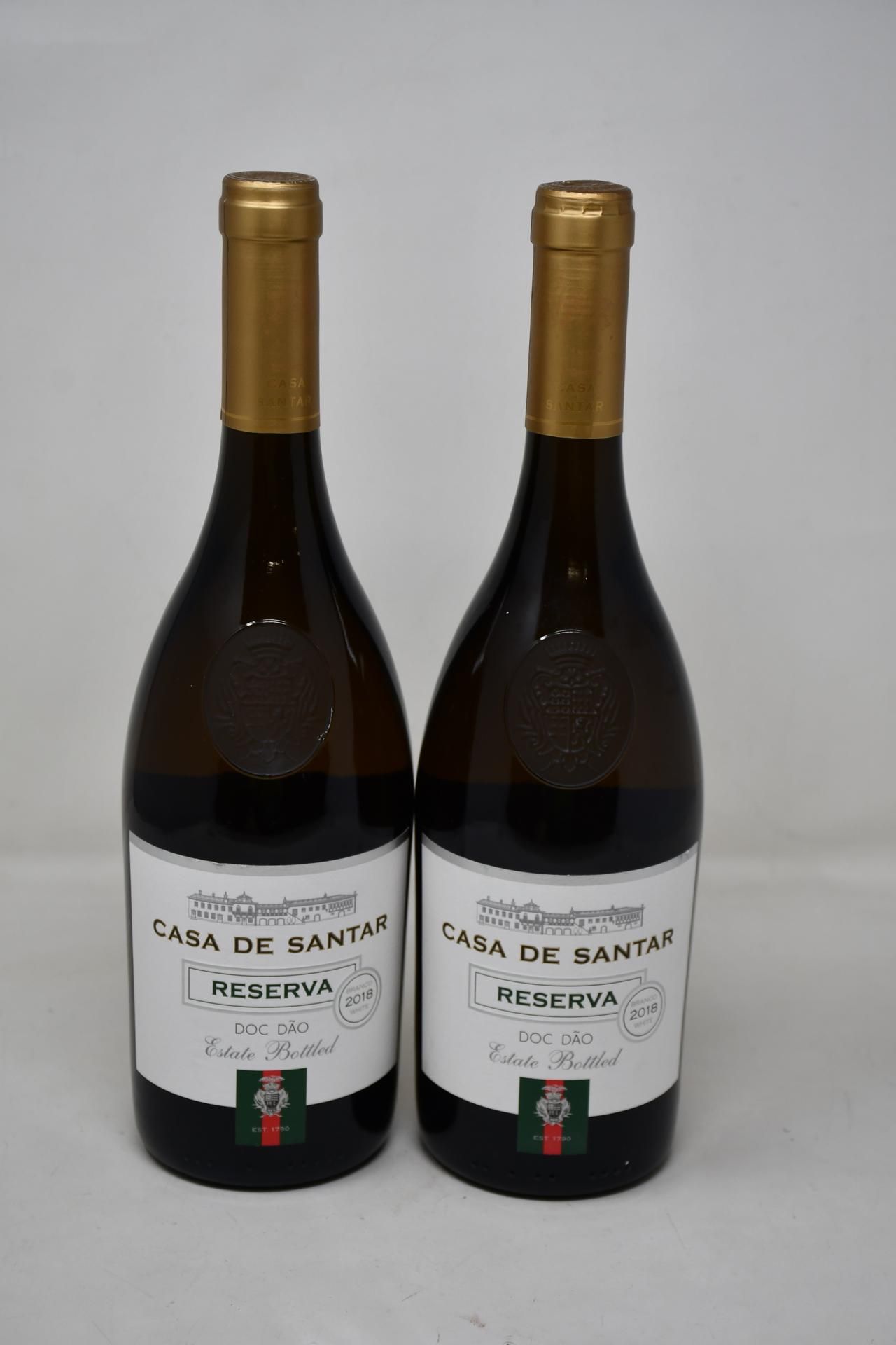 Two bottles of Casa De Santar Reserva (2018) (750ml)