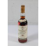 The Macallan Single Highland Malt Scotch Whisky 10 Year Old 100 Proof 750ml.
