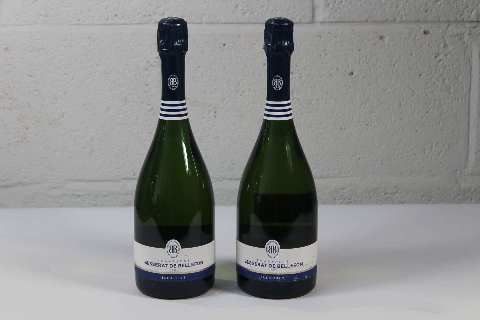Two Besserat De Bellefon Bleu Brut Champagne 2 x 750ml.
