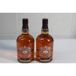 Two Chivas Regal Blended Scotch Whisky The Chivas Brother's Blend Aged 12 Years 2 x 1ltr.