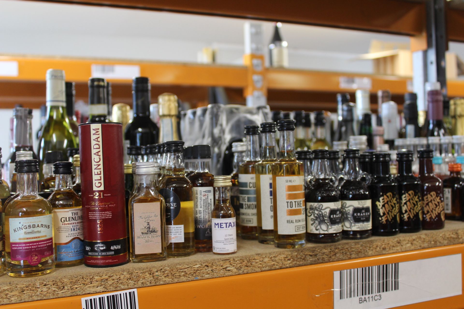 A Quantity of Assorted Miniature Bottles Of Rum/Whisky/Gin/Vodka And Half Bottles Of Wine (Approxima