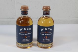 Two Hinch County Down Irish Whiskey Aged 5 Years Double Wood 2 x 700ml.