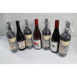 Seven Bottles of Wine to include Bariloche Malbec, Matassa Rose and Babar Merlot.