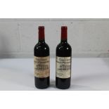 Two Chateau Haut - Marbuzet 2017 Red Wines 2 x 750ml Labels Distressed.