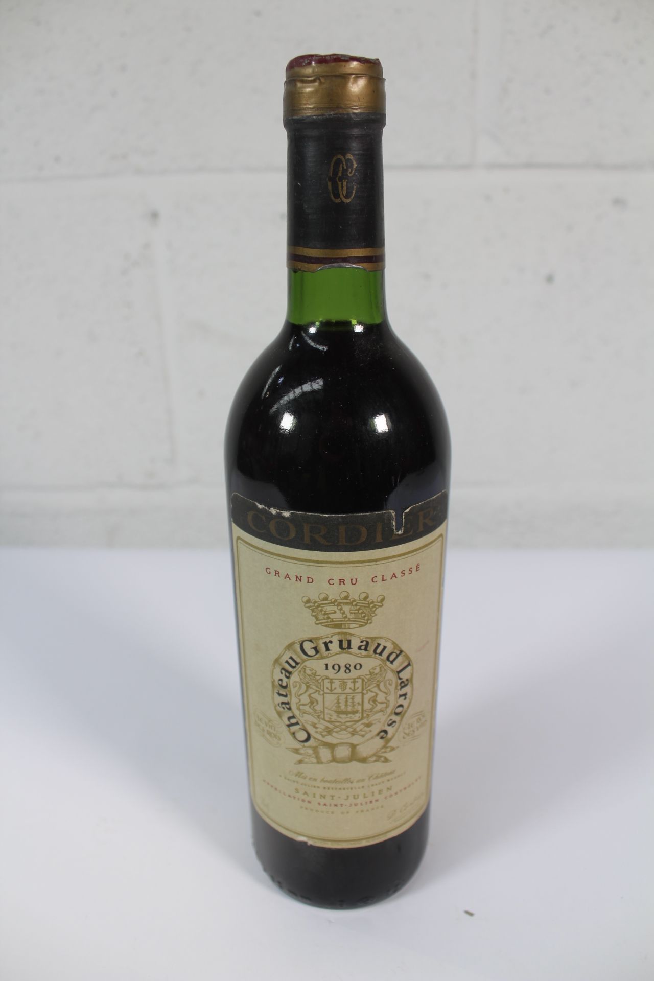 Chatueau Gruaud Larose 1980 Red Wine.