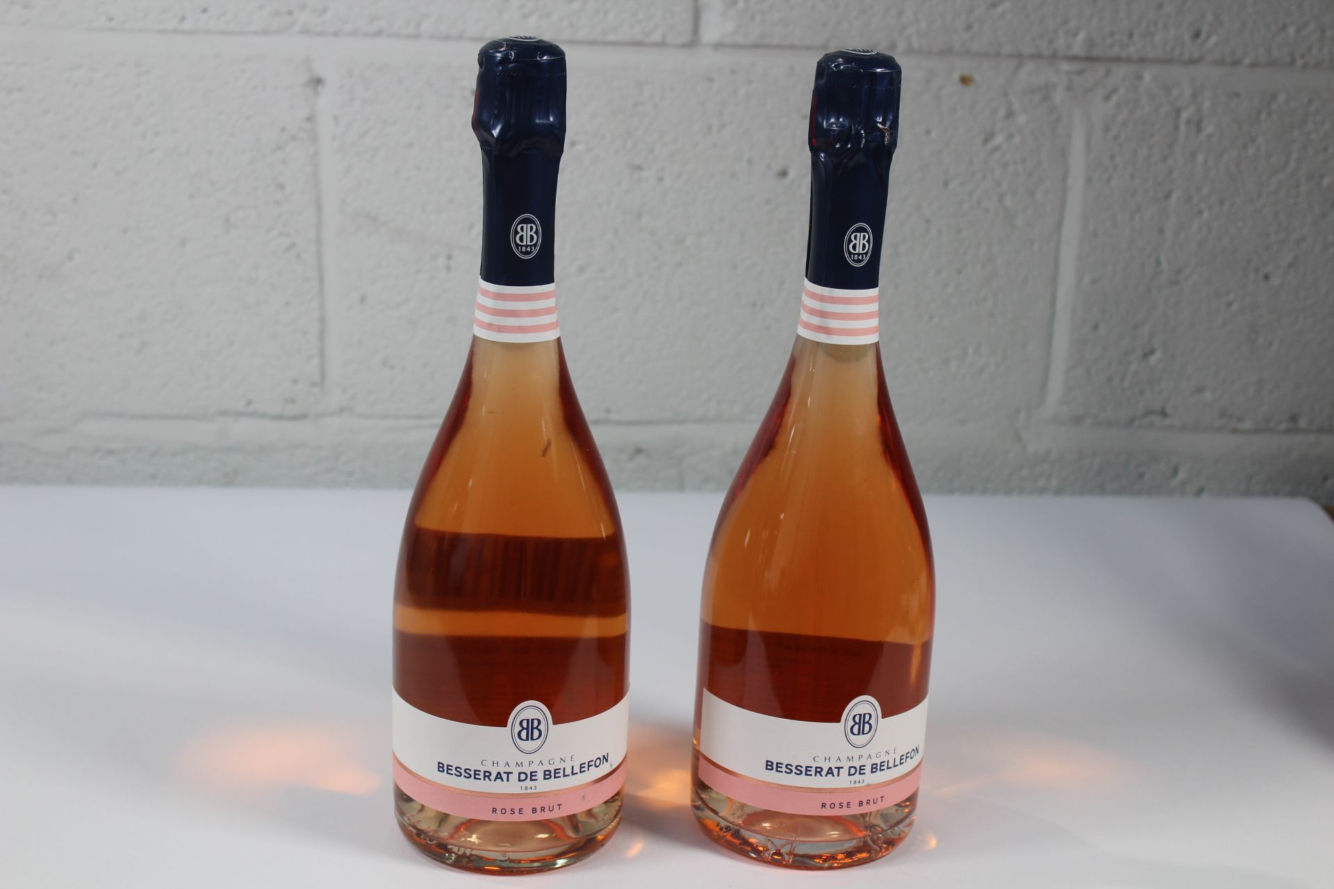 Two Besserat De Bellefon Rose Brut Champagne 2 x 750ml.