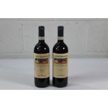 Two Castel Giocondo Brunello Di Montalcino 2018 2 x 750ml Red Wine Labels Very Slightly Stained.