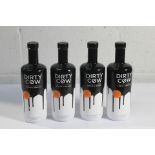 Four Dirty Cow Cream Liqueur Caramel Bombshell Vegan Gluten Free / Dairy Free 4 x 700ml.