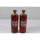 Two North Point Spiced Rum 2 x 700ml.