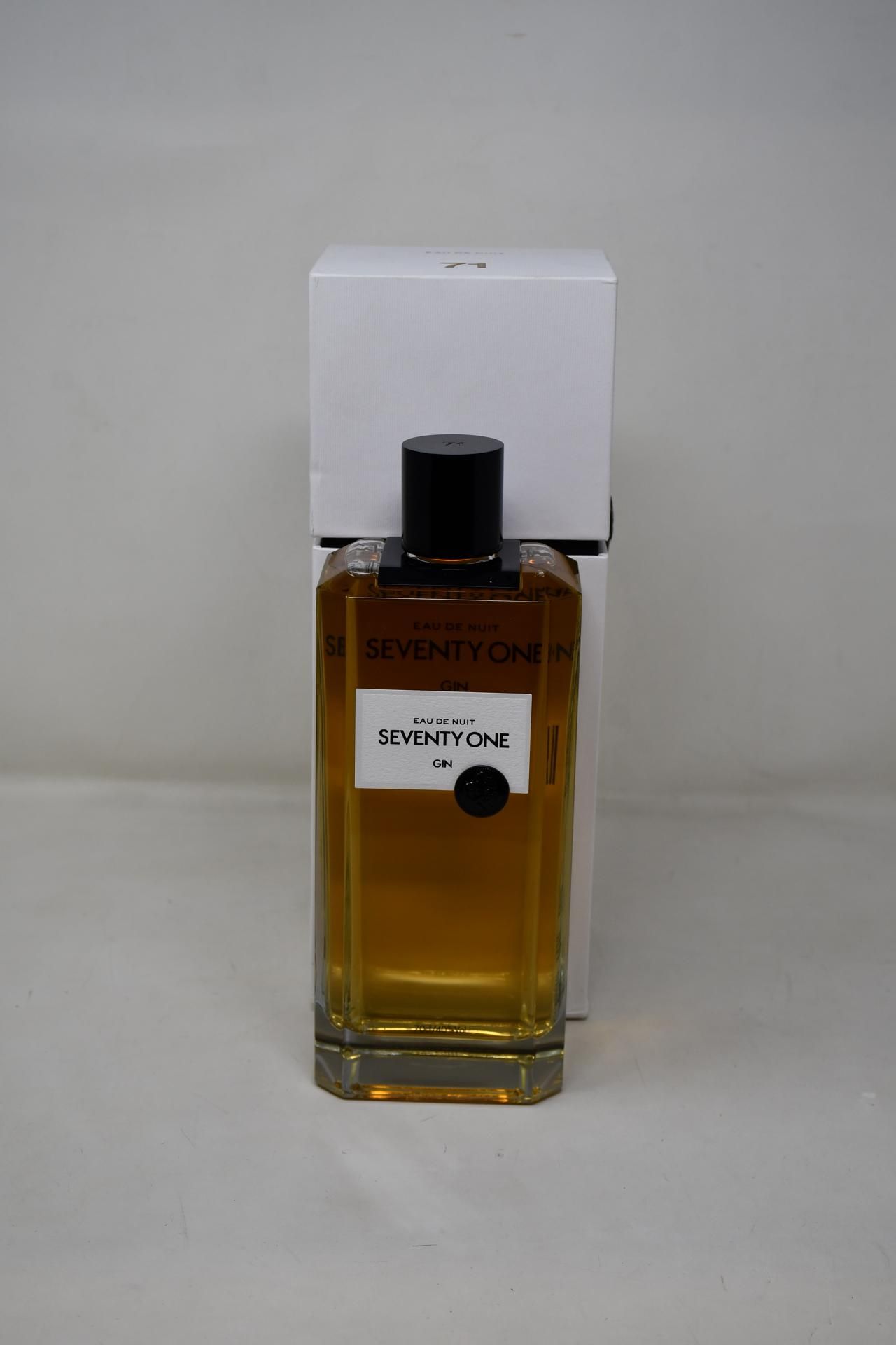 A bottle of Eau de Nuit Seventy One Gin (700ml)