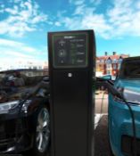 Rolec Auto Charge Smart EV Charging Pedestal Black ROLEC0023B (Stock Image).