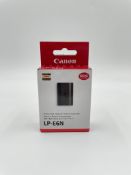 Ten as new Canon LP-E6N Battery Packs (EAN: 4549292008302) (Boxes sealed).