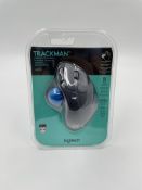 Four as new Logitech Trackman M570 Wireless Trackball Mice (P/N: 910-001799).