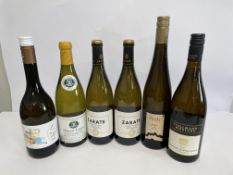 Six white wines to include Zarate Albariño Rias Baixas Galicia 2019 (13%) x 2, Pauly Helden Riesling