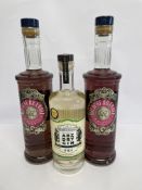 Two Wildcat Bramble Blackberry Flavoured Gin (37.5%) - 1ltr and One The House of Botanicals ABZ Dry