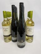 Seven Winzer Von Erbach 2019 Riesling Kabinett Trocken (12%) and Six Casillero del Diablo Sauvignon