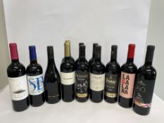 Twelve assorted red wines to include The Guv'nor (13.5%) x 2, Animus Douro 2021 (13%) x 2 and Orube