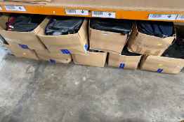 Ten boxes of pre-owned bags/holdalls.