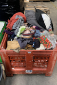 A Large Assortment of Pre-owned Clothing and related. (Stillage is NOT Included).