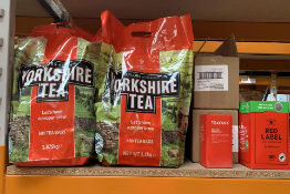 A quantity of assorted Tea Bags to include Yorkshire Tea and Starbucks English Tea.