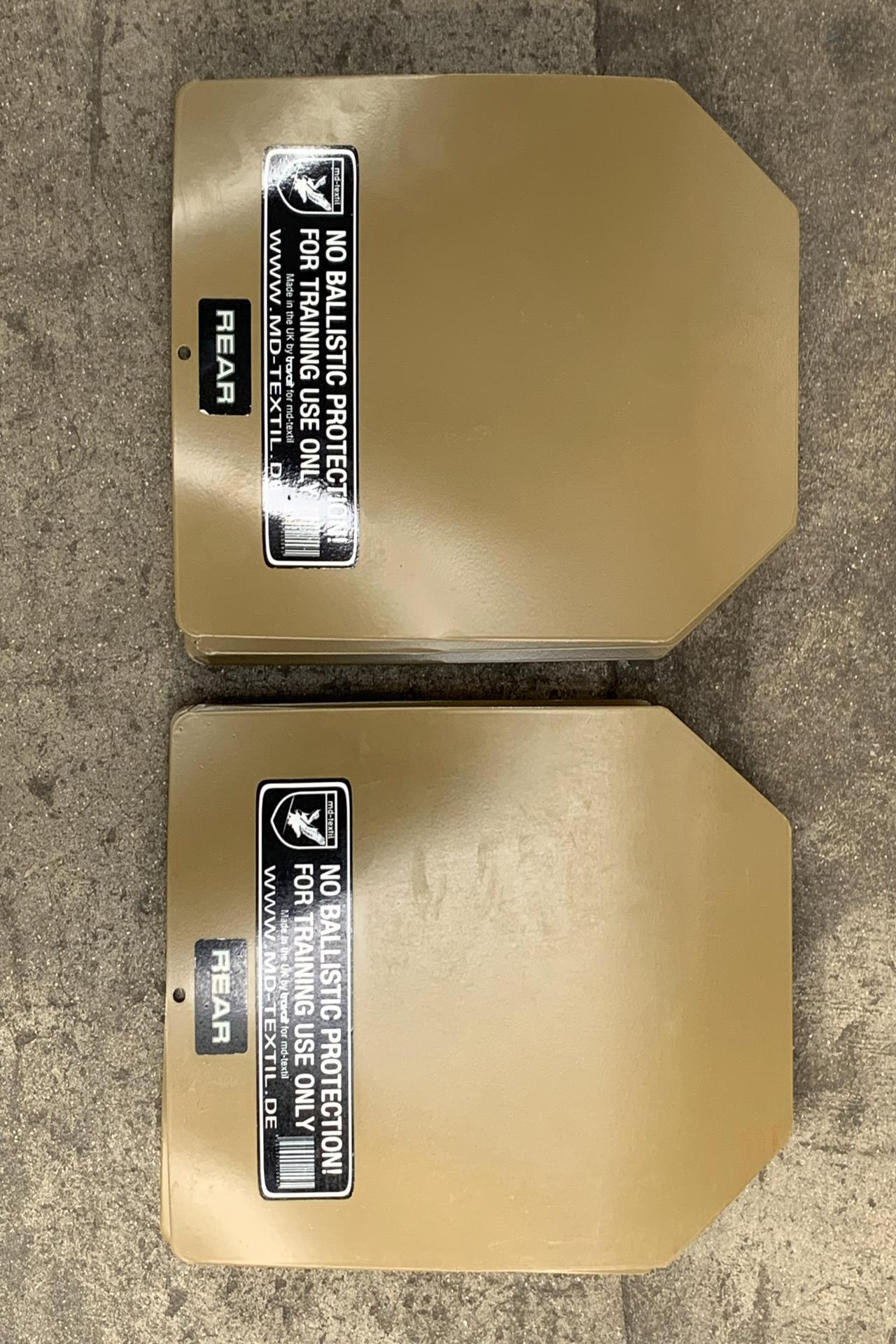 Six Travail Mutli-curved Rear Training Plates, 3.2kg. Pre-owned.