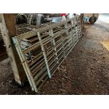 1 x 10ft & 2 x 14ft Gates, Galvanised with Spring Loaded Gate - (Norfolk)