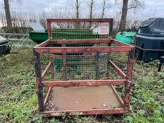 Man Cage with Manitou Brackets/Tine Fittings - (Cambridgeshire)