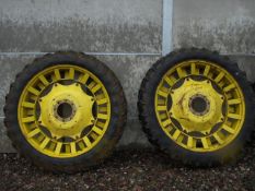 Row Crop Wheels - Front 11.2 R32 - Rear 270/95R48 / 11.2 R48 - (Shropshire)