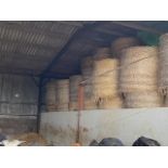 30 x 2023 Oat Straw 5Ft Road Bales (280KG Per Bale) - (Rutland)