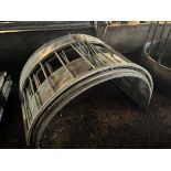 4 x Galvanised sheep ring feeders with pins - (Norfolk)