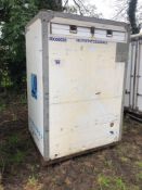 Chill Express storage container used for oil storage, 1.2m x 1.4m x 2.1m