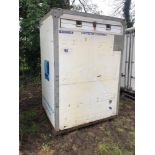 Chill Express storage container used for oil storage, 1.2m x 1.4m x 2.1m