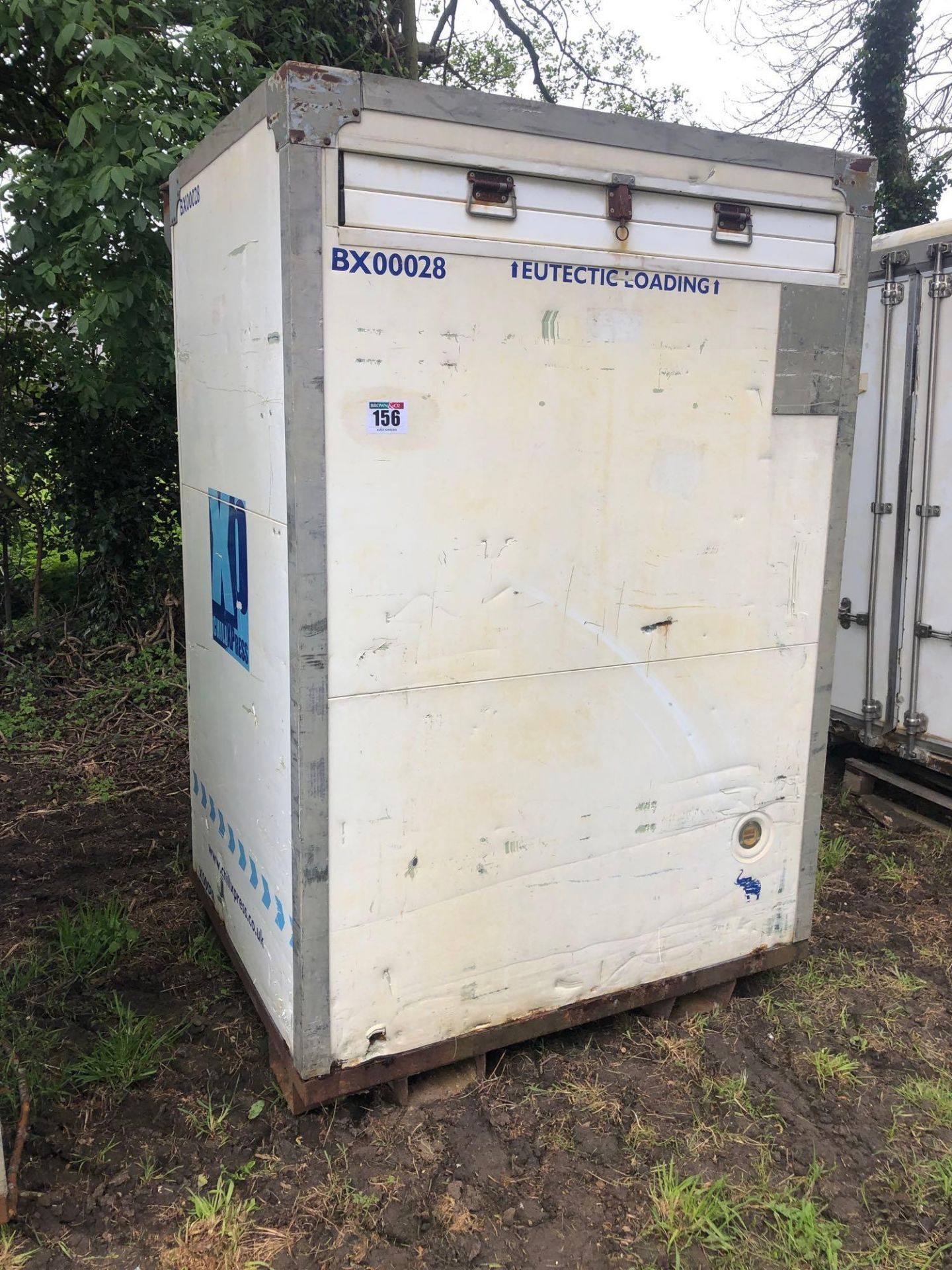 Chill Express storage container used for oil storage, 1.2m x 1.4m x 2.1m