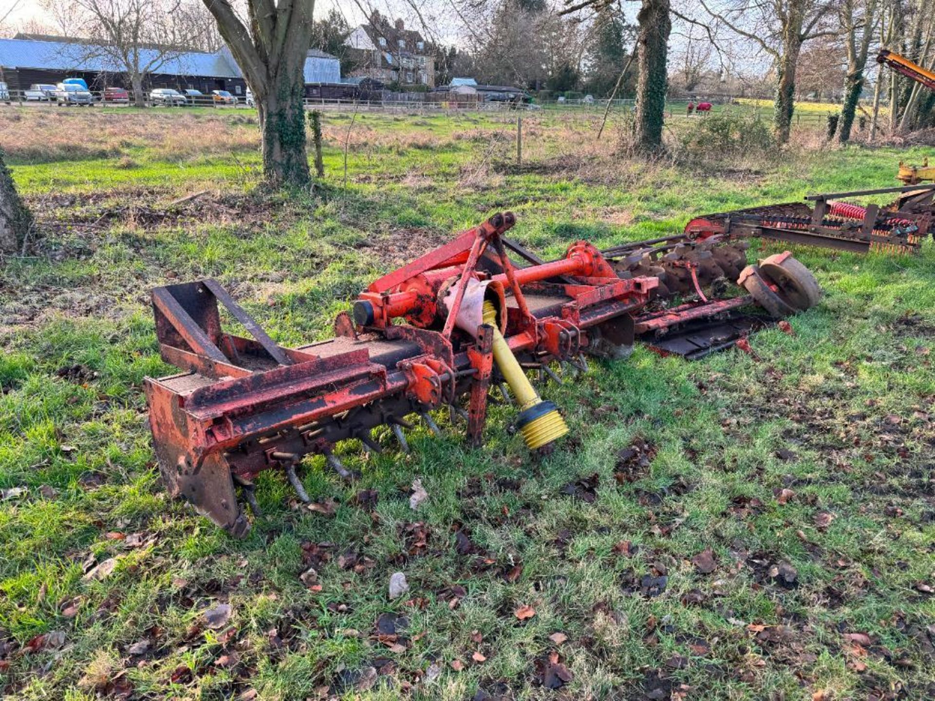 Howard Selectatilth 8ft Spikerator with rear crumbler c/w spare rotovator L blade rotor with depth w - Bild 2 aus 5