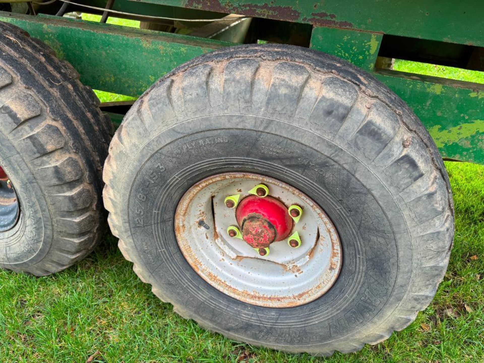 1980 ETC Engineering Hercules 9t twin axle root trailer with hydraulic tailgate and grain chute, twi - Bild 10 aus 14