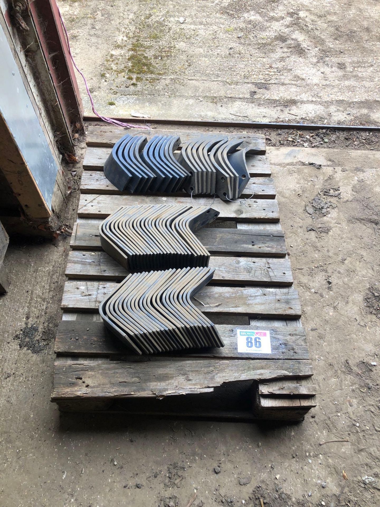 65No Grimme bed tiller blades