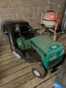 Mowmaster 11hp ride on petrol lawn mower with 30" deck, side discharge and grass collector NB: Manua