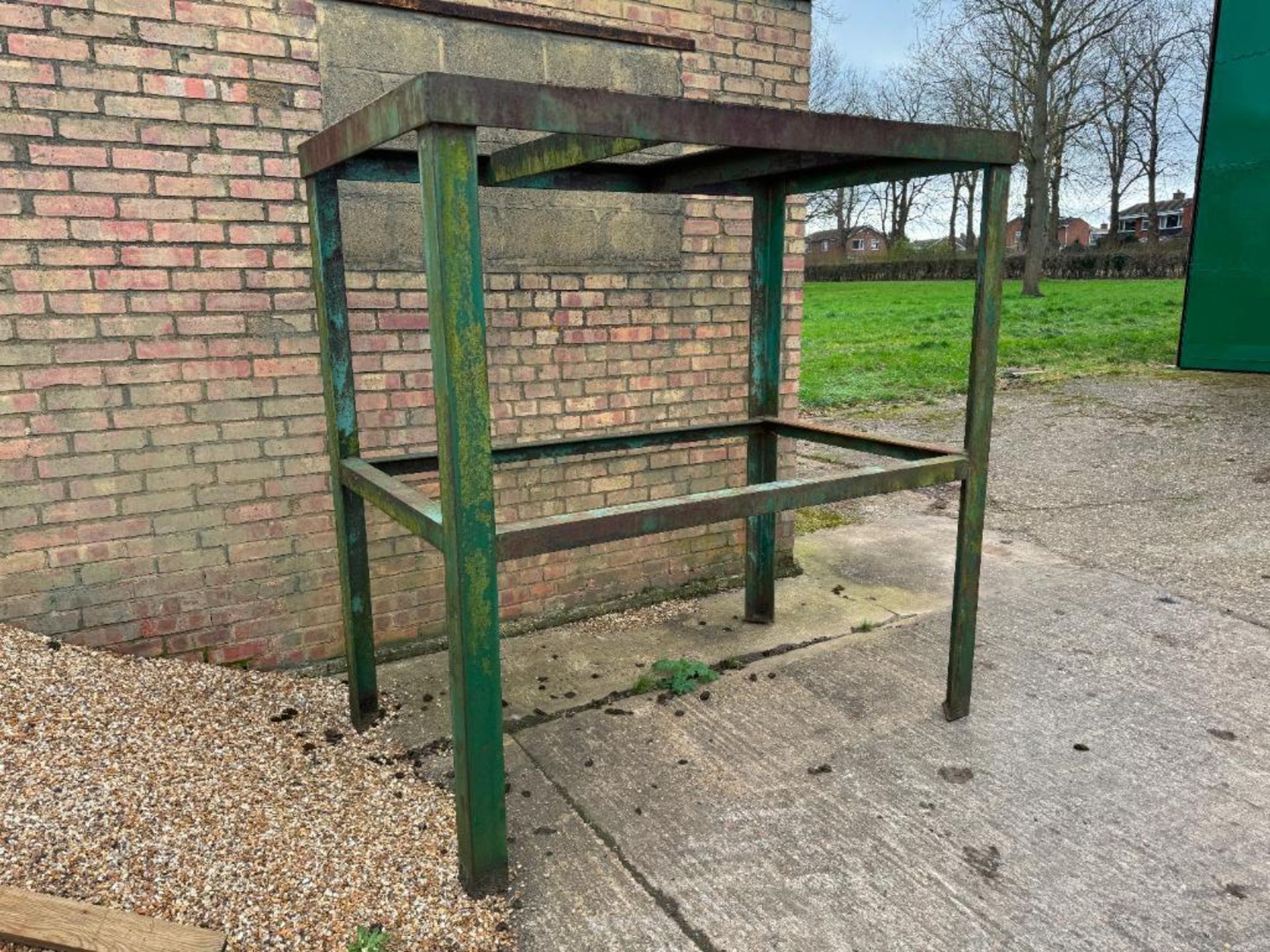 Steel frame for raised fuel tank, 2m x 1.2m x 2.06m - Image 2 of 2
