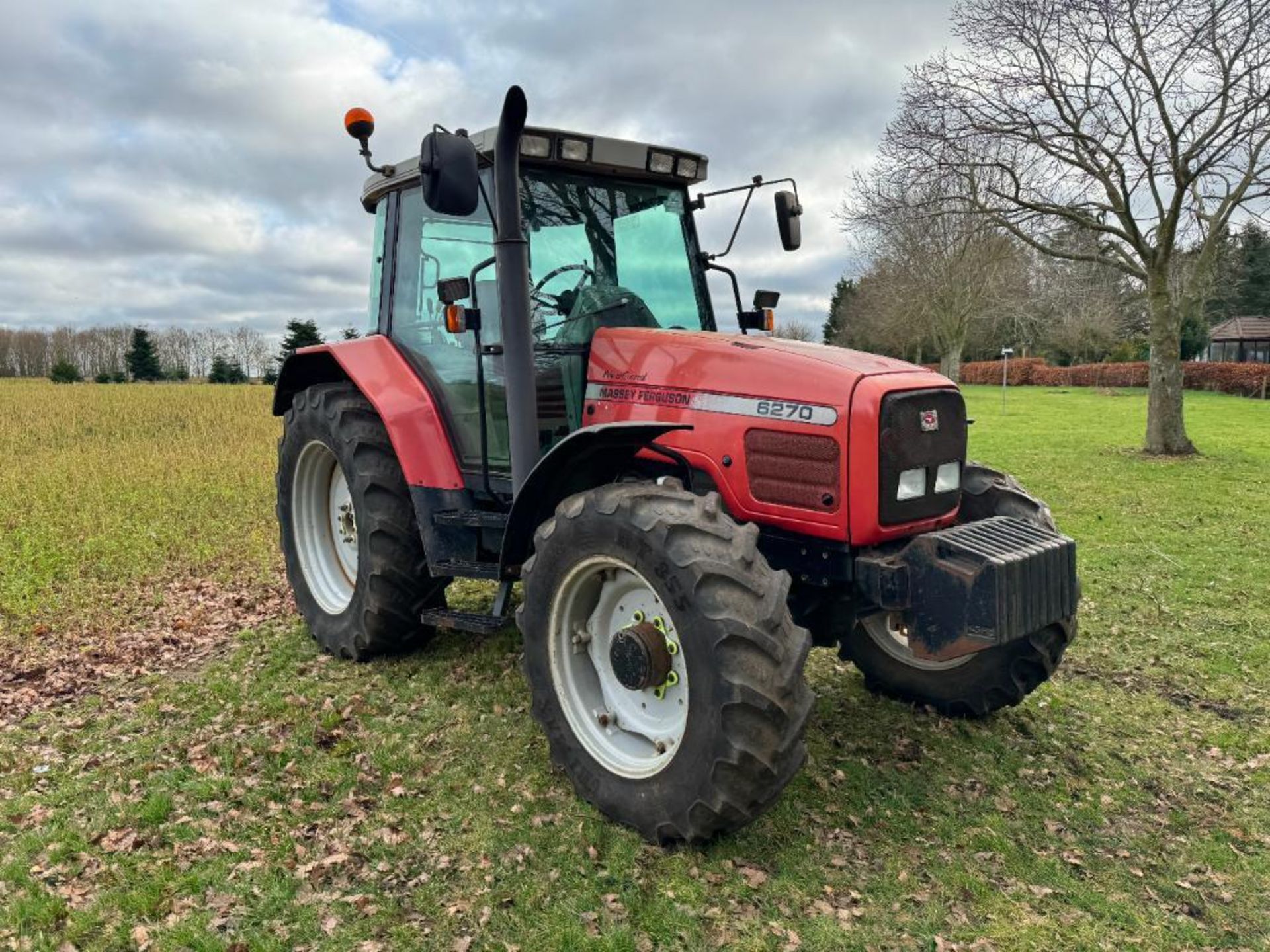 2002 Massey Ferguson 6270 Power Control 4wd tractor with 3 manual spools, 10No front wafer weights o - Bild 19 aus 26