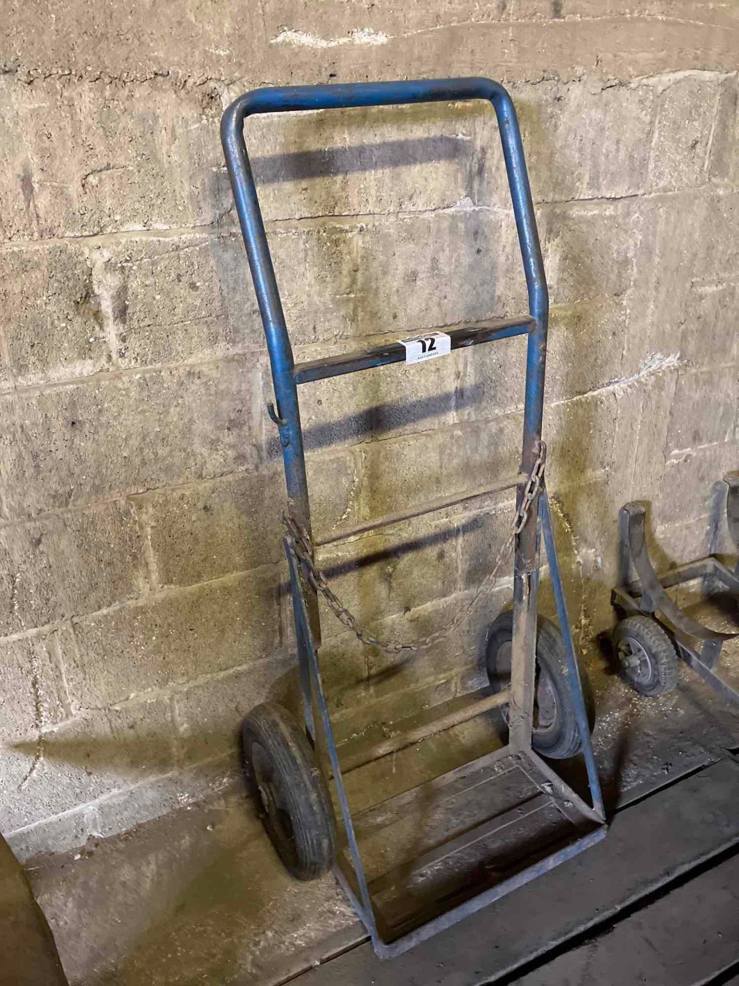 Oxyacetylene cylinder trolley