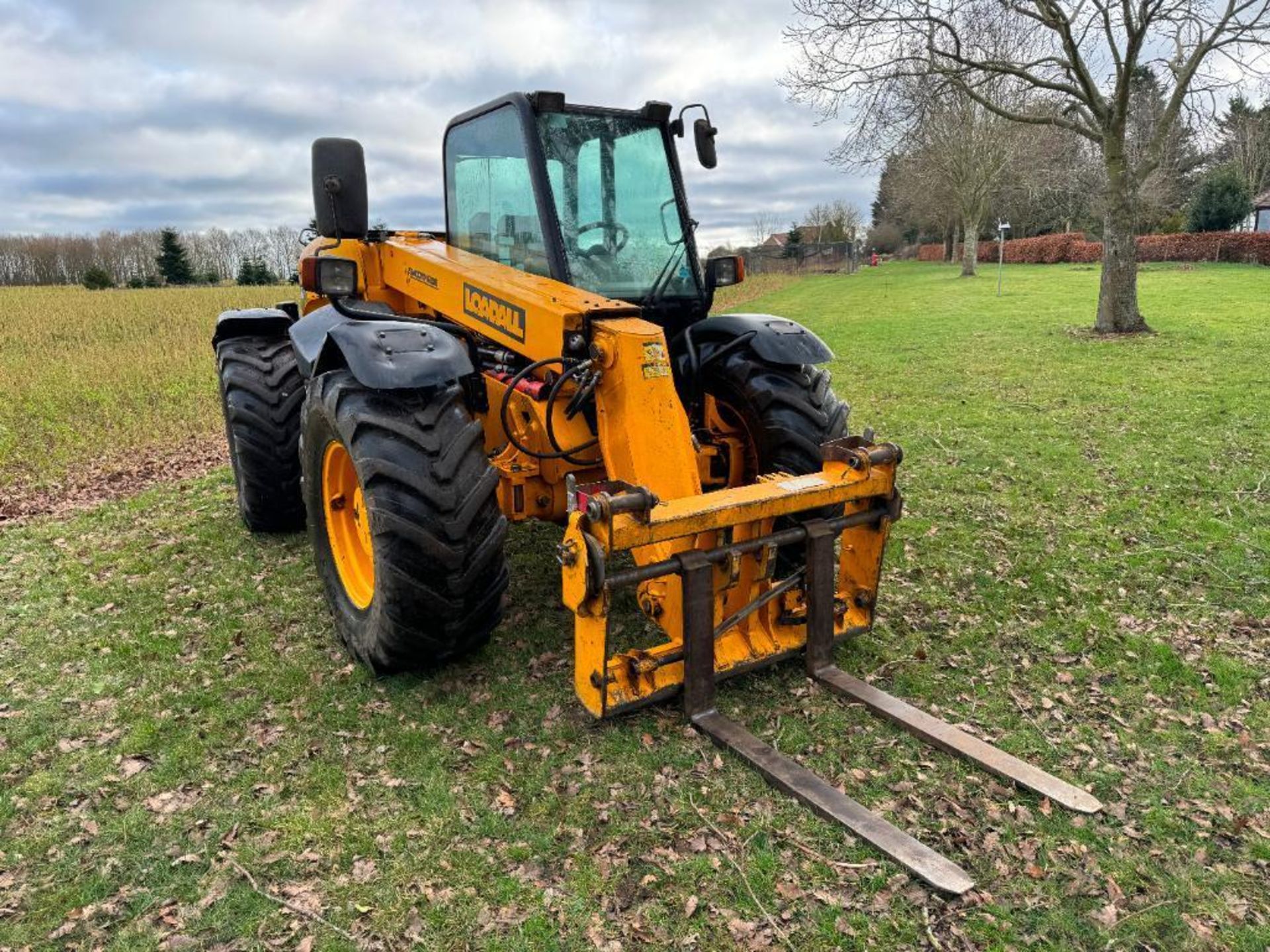 2002 JCB 526S Farm Special Loadall with Q-fit headstock and pallet tines, air conditioned cab and PU - Bild 8 aus 20