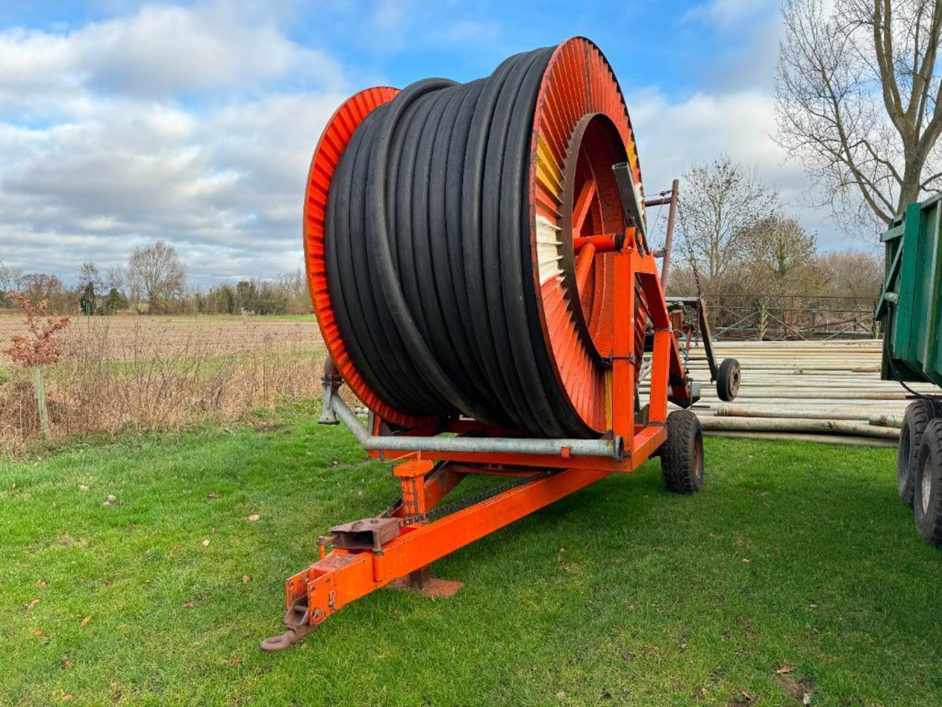 Irrifrance 110.350 irrigation reel with rain gun, single axle, spares or repairs - Bild 2 aus 11