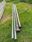 Quantity various suction pipes