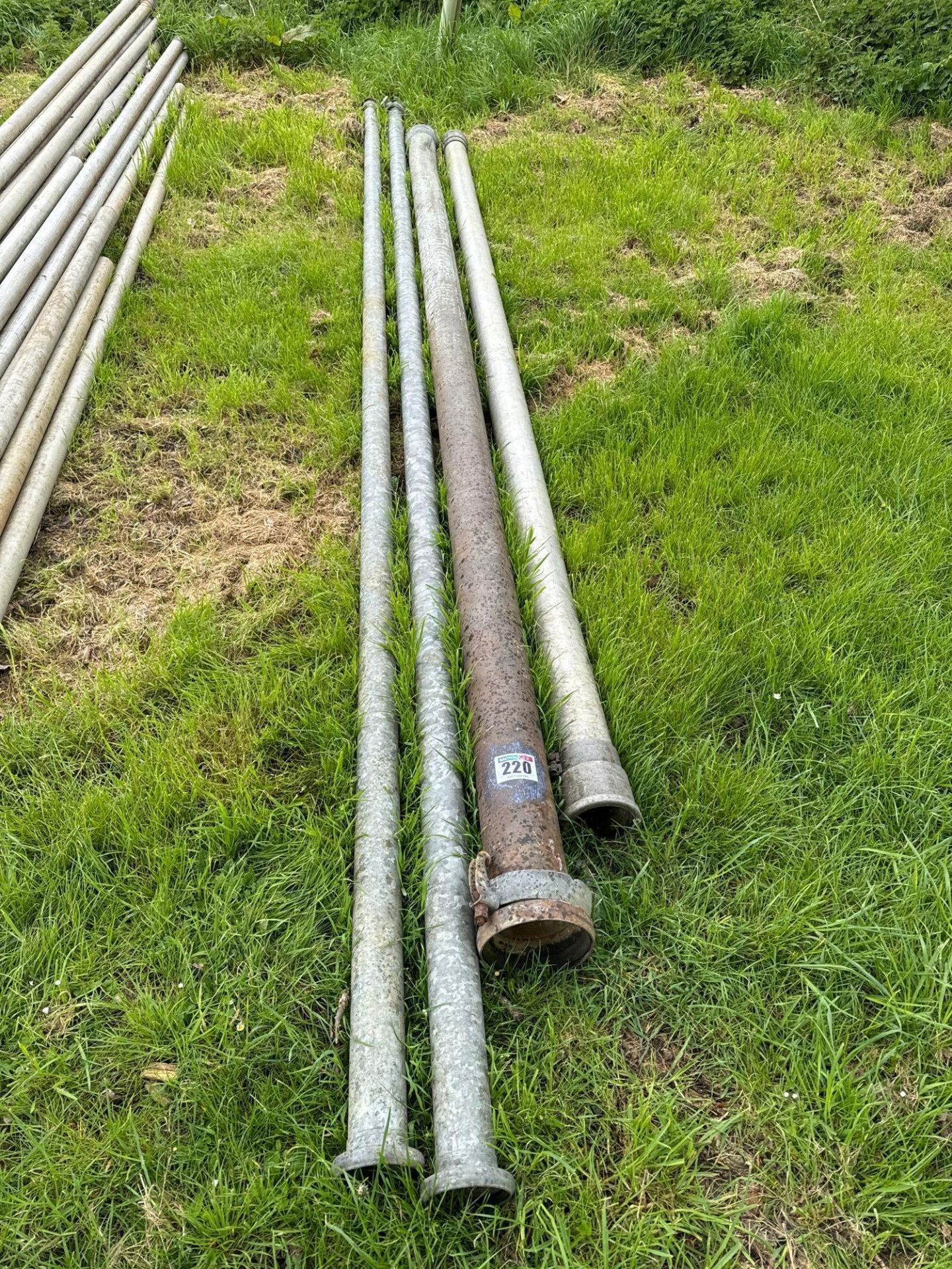 Quantity various suction pipes