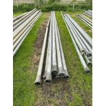 8No Farrow 4" irrigation pipes