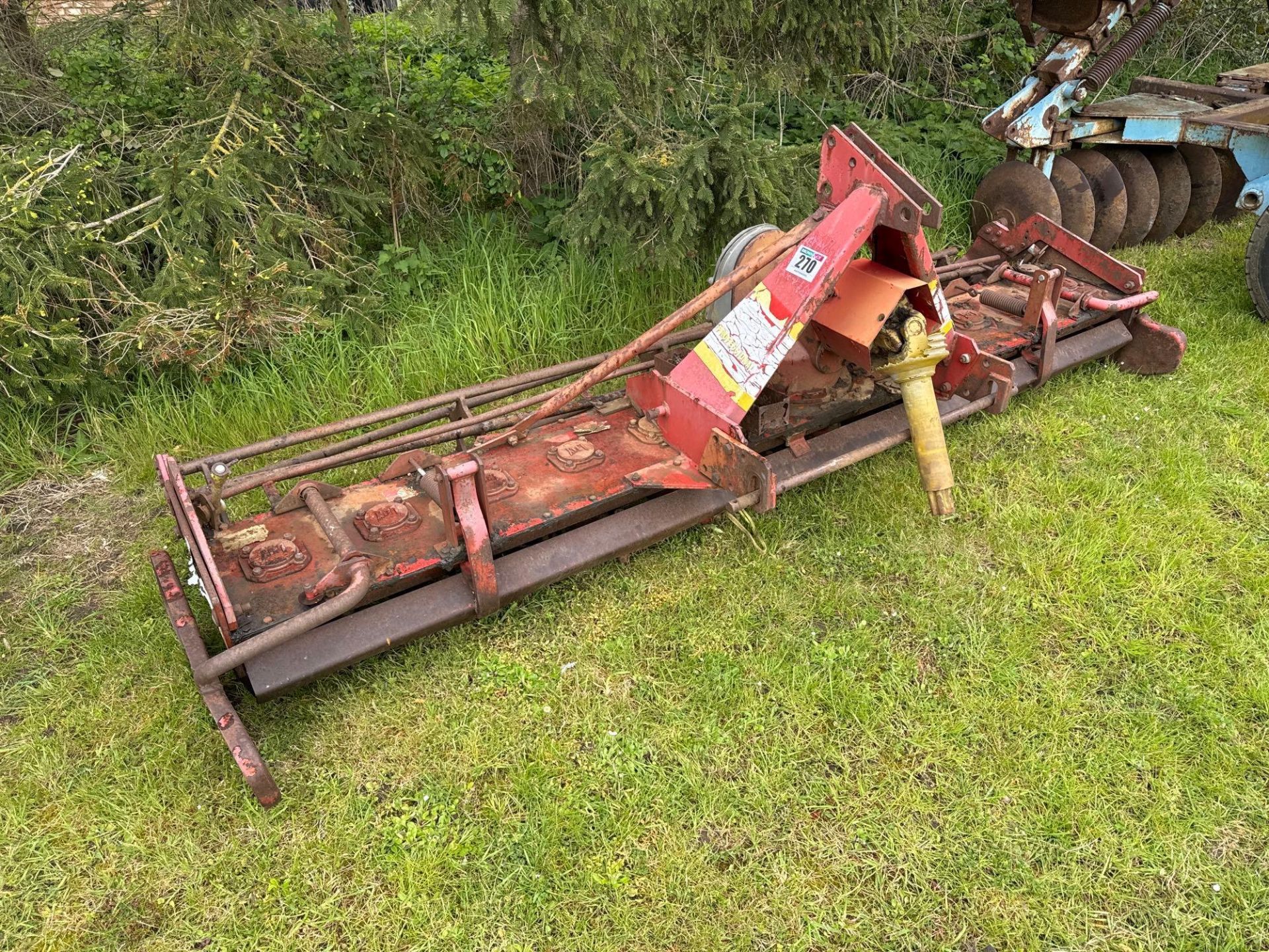 Lely Roterra professional 3m power harrow with rear spiral roller and club tines